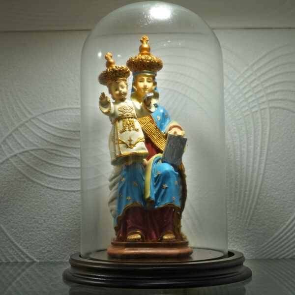 Statuetta Madonna delle Grazie con campana